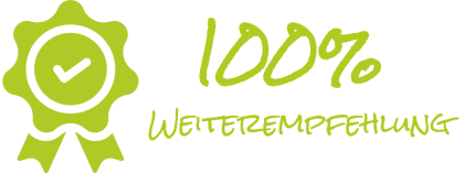 100% Zufriedenheit